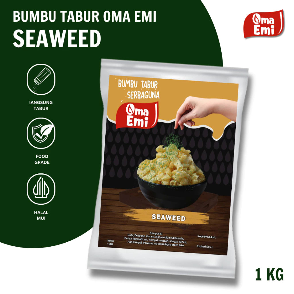 Bumbu Tabur Seaweed Halal Food Grade 1kg